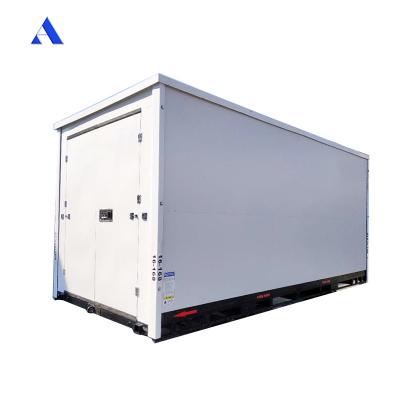 China Solução de armazenamento de oficina 16ft Self Storage dobrável portavel Sandwich Panel Container à venda