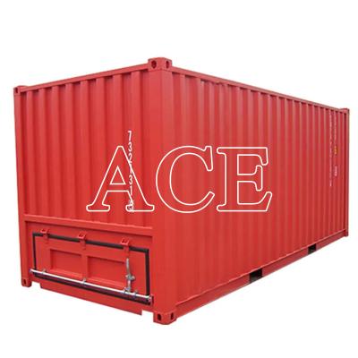 China Carregamento superior Frente de descarregamento Piso de aço 20ft Carga seca Grão Intermediário Armazenamento a granel ISO Container de transporte à venda