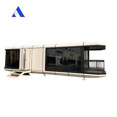 Κίνα 2024 Prefab Luxury Modular Modern Apple Cabin Space Capsule Container House Maison Capsule Spatiale για το Mgo Board και το δάπεδο PVC προς πώληση