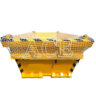 China 13' CortenA Steel Offshore Drilling Waste Skip Container for DNV2.7-1 Compliant Environmentally Friendly Disposal for sale