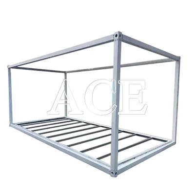 China Dry Container Galvanized Easy Removable 6m Length Stainless Steel Framing 20ft Shipping Container Frame Capacity 33.2CBM for sale