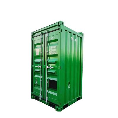 Chine Mini conteneur de 6 pieds Container de transport maritime DNV avec plancher en acier Portable CCU boîte de forage fermée et ensemble de broche en option à vendre