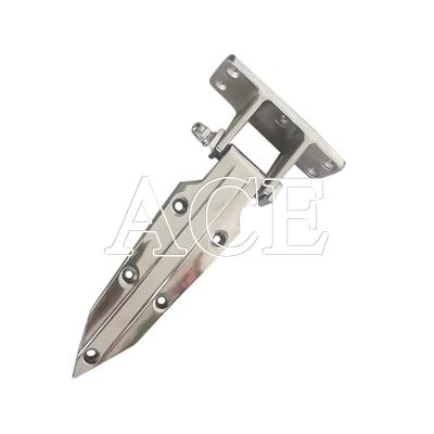 China Polished SS304/316 Materials Hinges for Refrigerator Box Truck Mounted Refrigerated Container Door for sale