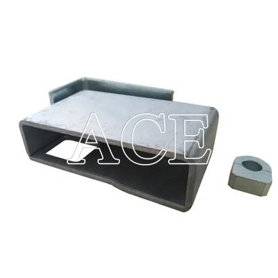 China High Security Weldable Lockbox for General Shipping Container Spare Parts and Accessories in Galvanized or Painted Finish for sale