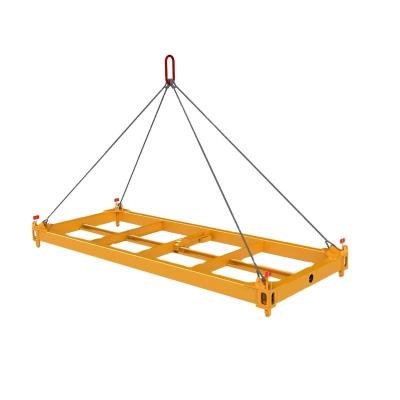 China Customized 35T Semi-Automatic 20ft Container Lift Beam for Shipping Containers with Sling and Customizable Payload for sale