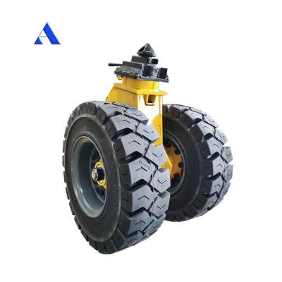 China Tare Weight 26kg Heavy Duty Portable ISO Shipping Container Caster Wheels for Dynamic Load and Lockable Swivel Castor for sale