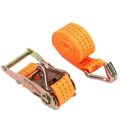 China 3-10m de comprimento Double J Hook Polyester Chave Retrátil Conjunto para substituição / reparação finalidade Tie Down Strap à venda