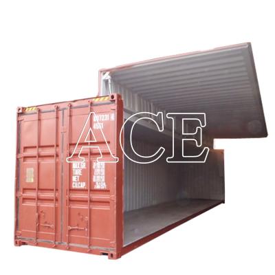 China Container de embarque de porta lateral aberta de 40 pés com placa CSC de cilindro hidráulico elétrico e capacidade de 76,4 CBM à venda