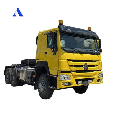 China 450 pk 600 L brandstoftank Links Euro 2 Semi-trailer 6X4 Zware vrachtwagen Traktorkop Dieselbrandstof Automatische handgeschakelde transmissie Te koop