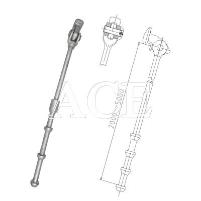 Cina Lunghezza personalizzata Galvanizzato DNV GL Certificato Contenitore attrezzatura di laminazione Bar laminazione Lashing Rod per galvanizzazione a caldo in vendita