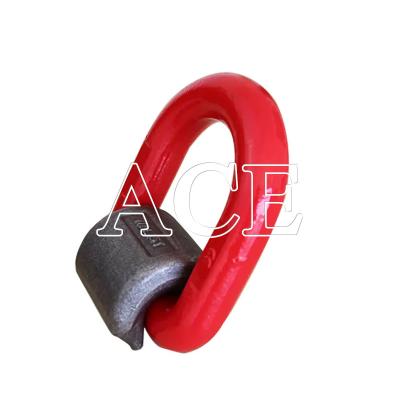 China GL certified 1.12T 2T 3T 5T 8T 15T Alloy Steel Weld on Lifting D Ring Metal D Ring for Sea Container Lashing Parts for sale