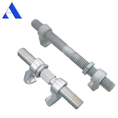 Chine M.B.L Tension 500KN Container Bridge Fitting Container Lashing Parts réglable 260mm 380mm à vendre