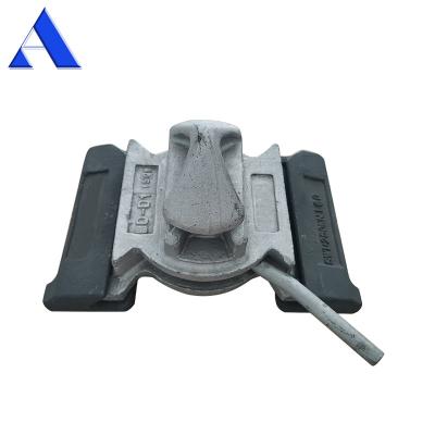 China Dovetail Bottom Twistlock 45 or 55 degree ISO Shipping Container Parts within Container Casting Steel Container Lashing for sale