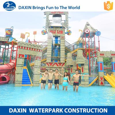 China New Top Fiberglass Outdoor Kids Water House Adult Water Playground For Water Park for sale