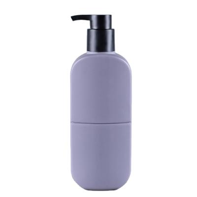 China Personal Care 500ml HDPE Luxury Cosmetic Packaging Bottle Skin Care Cream Body Lotion Plastic Bottle With Pump for sale