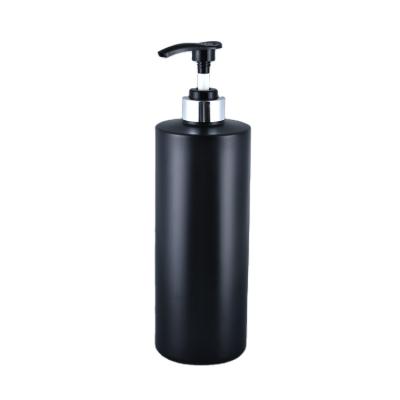 China Personal care 1 liter black plastic hdpe shampoo bottle for sale