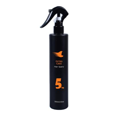 China Personal Care 300ml 10oz White HDPE Cylinder Black Hairdresser Trigger Spray Bottles With Trigger Sprayer for sale