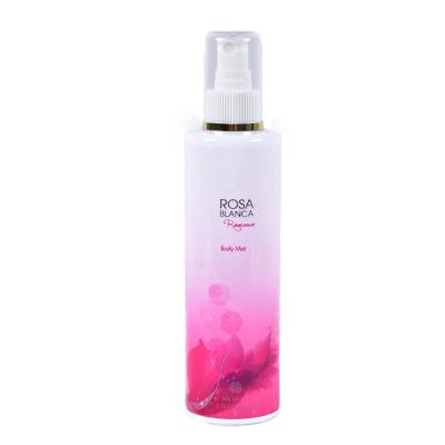 China Empty Plastic Personal Care 250ml PET Spray Body Mist Bottle for sale