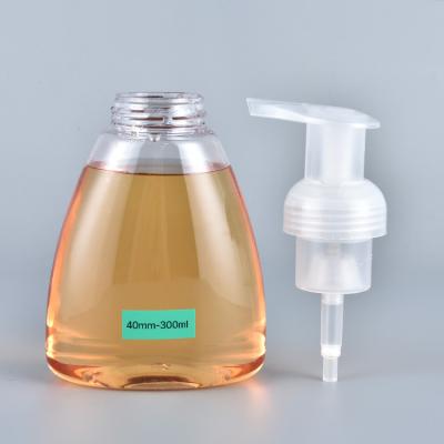 China Personal Care 300ml Liquid PET Hand Soap Foaming Foaming Pump Bottle for sale