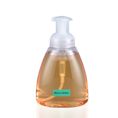 China Personal Care 300ml PET Plastic Foam Soap Pump Bottle For Hand Wash for sale