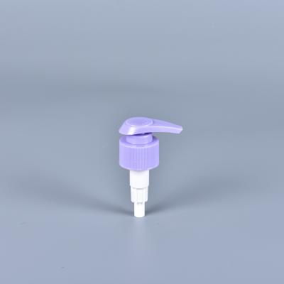 China Custom Made Child Safe Purple Liquid Soap Lotion Cream Pump 24/410 28/410 For Plastic Bottle for sale