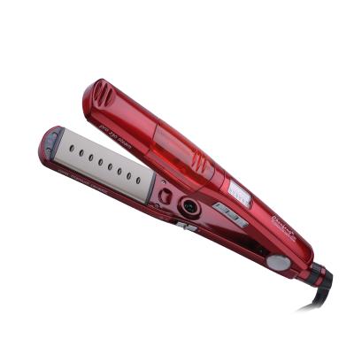 China Professional Straight Hair Hair Straightener with Five Levels Temperature Control Steam Hair Straightener for sale