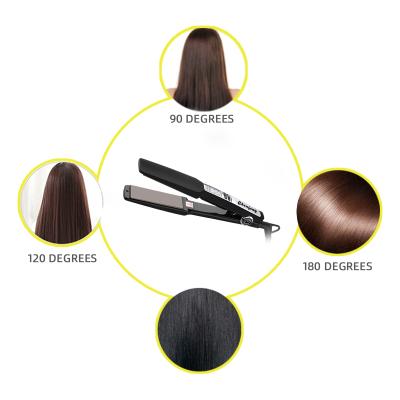 China Safety Factory Customized Hair Straightening Machine Hair Flat Iron Purple Hair Straightener Wholesale for sale