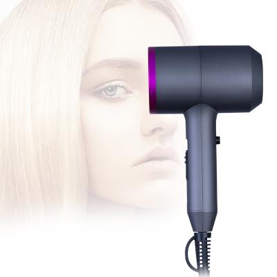 China Ionic Electric Hair Dryer Machine Nozzle Customized Professional AC Motor Electroplate Hair Dryer Blower for sale