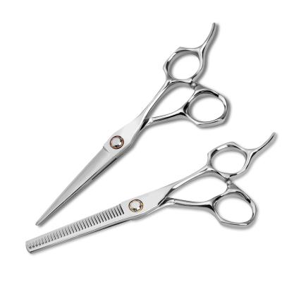 China Professional 6 Inch Sharp Safety Stainless Gold For Salon Hair Scissors for sale