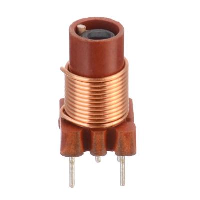 China Power High Frequency Tube Ferrite Core Inductor Adjustable Coil 12T 0.6uh-1.7uh High Frequency Adjustable Inductor for sale