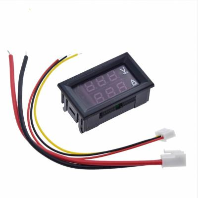 China DC 0-100V 10A Digital Voltmeter Ammeter LED Display Dual Voltage Detector DC 0-100V 10A for sale