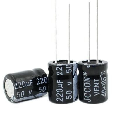 China 220UF 50V High Quality General Purpose Aluminum Electrolytic Capacitor 220UF 50V for sale