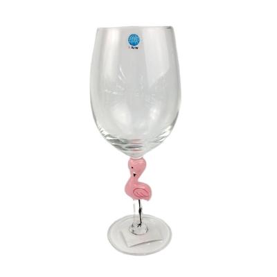 China Flamingo High Quality Minimalist Crystal Wholesale Wine Glasses Bordeaux Glasses for sale