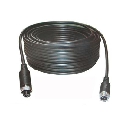 China Low Loss 4 Pin Extension Cable for Vehicle Rear View Camera Monitor System 3meter 5meter 10meter 15meter 20meter Cable for sale