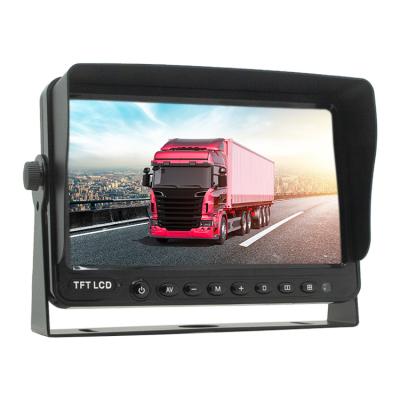 China Shock Resistant Wired Vehicle Reversing Assist Universal Digital LCD Screen Front Side Rear View Monitor for sale