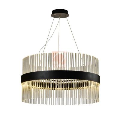 China The Modern Home Decor Lamp Luxury Ceiling Light Fixture Indoor Lead Glass Lamp Pendant Dining Room Table Lamp for sale