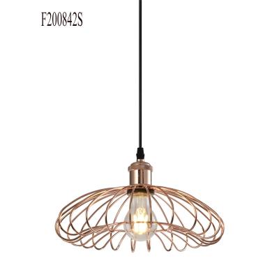 China Modern Luxury Chandeliers Lamps Home Decor Pendant Lighting Cage Ceiling Pendant Light Lamp for sale