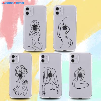 China 2021 Wholesale Anti-fall TOMOCOMO Art Phone Case Waterproof Trending New Women's iPhone 6 line For 13 plus for sale