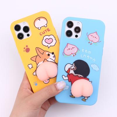 China Wholesale kawaii cover phone hip 3d cartoon iphone protector case for iphone 12 12pro 13 max for sale