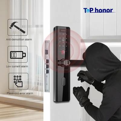 China Home Smart Fingerprint Door Lock 3D Face Recognition Code Card NFC Key Unlock zu verkaufen