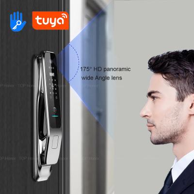 China 3D-Gesichtserkennung Smart Lock Touch Panel Peephole Schnappschuss für die Haustür zu verkaufen