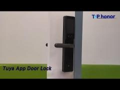 Touch Panel Tuya App Door Lock Biometric Support Remote Access