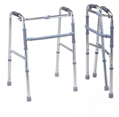 China Hospital Equipment Folding Walking Aid Walker Frame For Disabled Lightweight Standing View Aluminum Wheelchair 3 Years 2.3kgs for sale