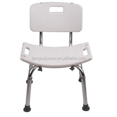 China Jumao Aluminum Height Adjustable Walking Aid Shower Chair For Elderly And Disabled People for sale