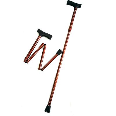 China Anti-skid Cane Height Adjustable Folding Cane Stick Foldable Walking Walking Crutches For Older OEM Medline for sale