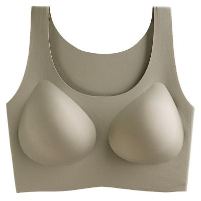 China QUICK DRY Seamless Bra Women's Lingerie Seamless Anti Stick Bacterial Adhesive Bra for sale