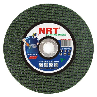 China 7 inch NEAR REAL TIME aluminum cutting disc sharp and strong 180x1.6x22 capacity metal cutting for sale