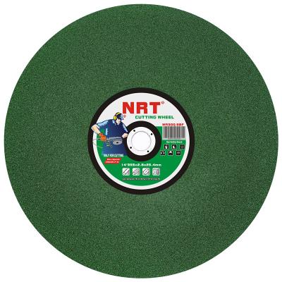 China 355x2.8x25 Inch Ferrous Metal 14 Inch NEAR REAL TIME High Quality Green Cutting Disc For Metal for sale