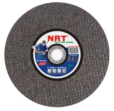 China 7 Inch NRT Aluminum Cutting Wheel 180x1.6x22mm Resin Steel Fin Wheel For Metal Wholesalers for sale