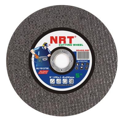 China Metal Grinding Wheel 5 Inch 125x1.2x16 Net Resin NEAR REAL TIME Ferrous Double For Metal for sale